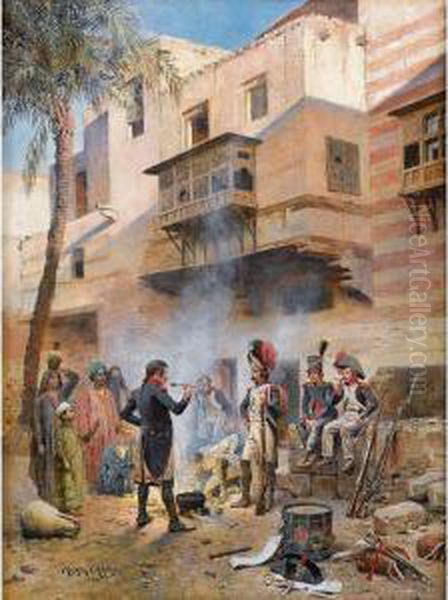 Cantonnement De Soldats De Bonaparte En Egypte - view 1