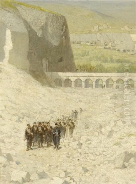 Soldiers In The Desert - view 1