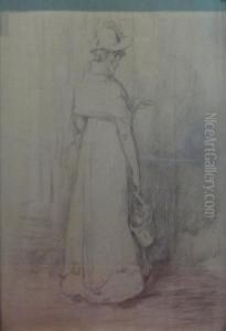 Study Of Girl's Back by Sir William Quiller-Orchardson