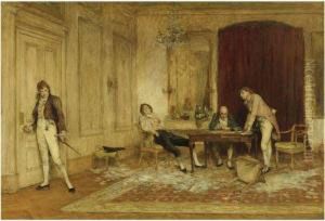 Hard Hit by Sir William Quiller-Orchardson