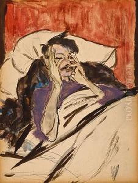Robert Henri In Bed - view 1
