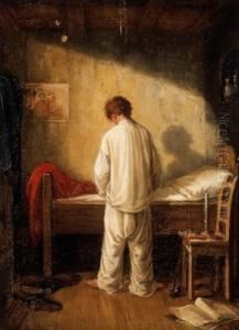 Boy Before Going To Bed