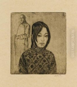 Japanische Figurenstudien by Emil Orlik