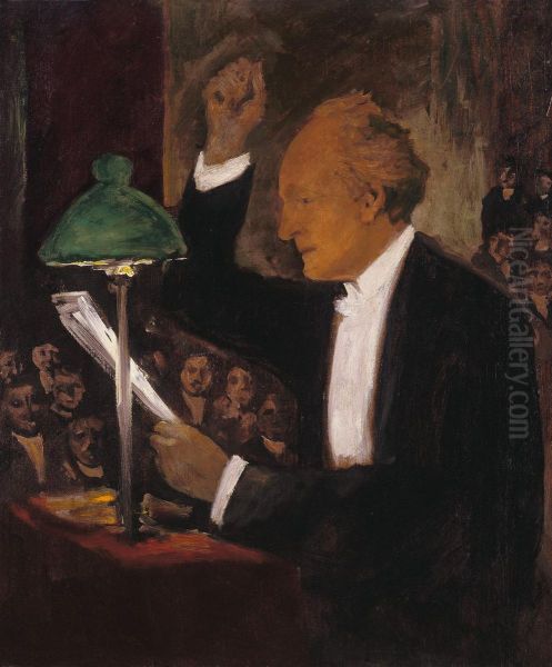 Gerhart Hauptmann Bei Einer Lesung - view 1