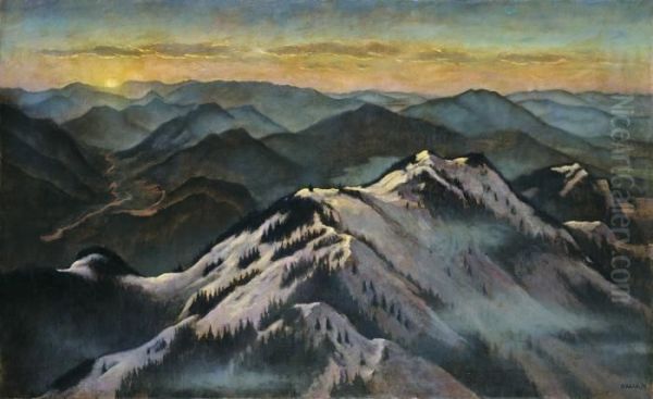 Sonnenaufgang Vom Wendelstein - view 1