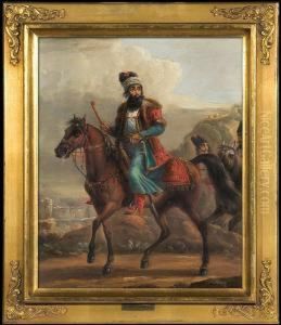 Persian Notable Mounted