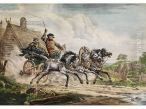 Voennij Kurier Na Trojke by Alexander Ossipovitch Orlovsky