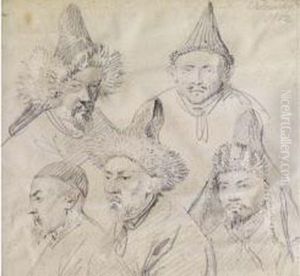 Kalmiki Russische Armee by Alexander Ossipovitch Orlovsky