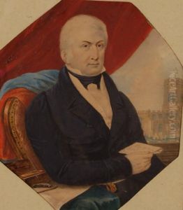 Half Length Portrait Of Capt. Collier Half Length Portrait Of Capt. Collier