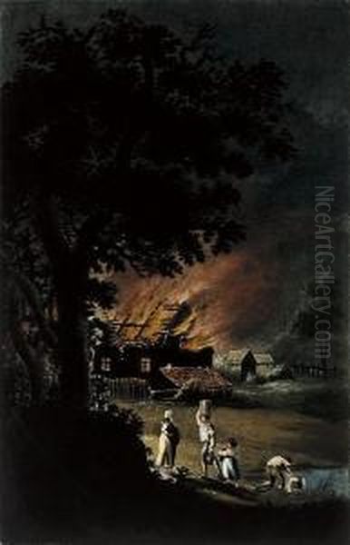 A Cottage On Fire - view 1