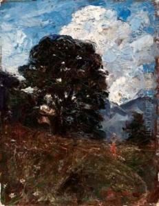 Paesaggio - 1911 by Mario Ornati