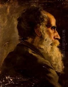Retrato De Anciano by Romero Honorio Orozco