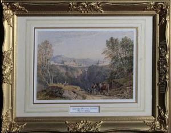 Drovers With Cows In A Wooded Landscape - view 1