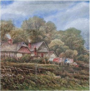 Figures Country Scene by James Orrock