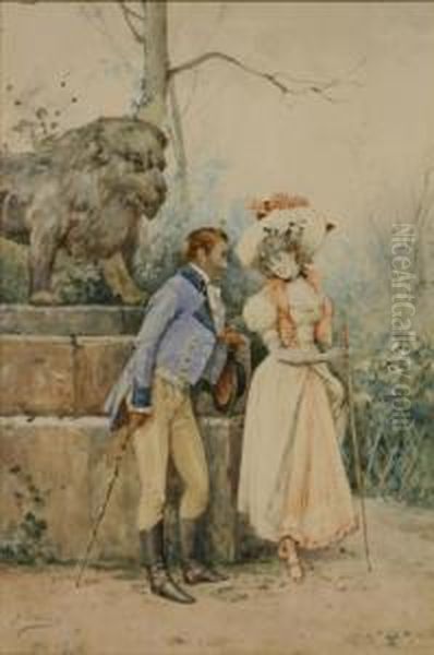 A Courting Scene - view 1