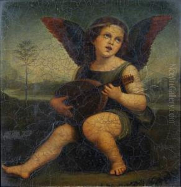 A Winged Cherub - view 1