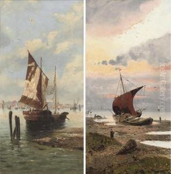 Fishing Boats On The Venetian Coast - view 1