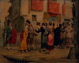 La Semaine Sainte A Seville. by Pascual Ortega