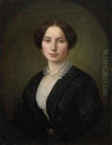 Bildnis Einer Jungen Dame by Benjamin Orth