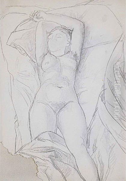 "desnudo Sentado" - view 1