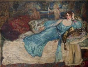 Portrait De Jeanne Desclos Guitry by Antonio Ortiz Echague