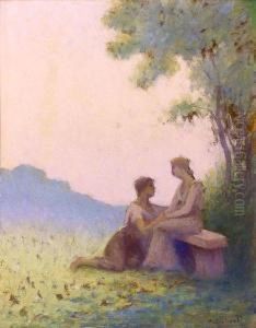 Scene Symboliste by Alphonse Osbert