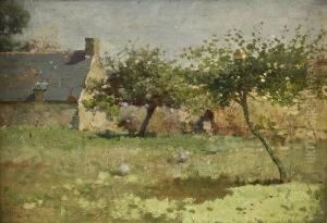 A Sunny Morning In The Fields, Pont Aven