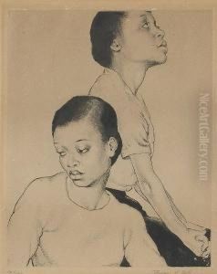 Female Double Portrait, C.1940