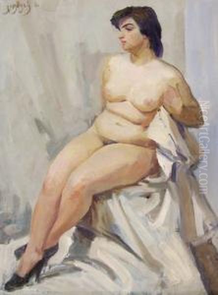 Seated Nude - view 1