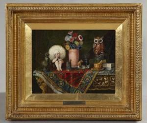 "still Life With Flowers And Whimsicalobjects"