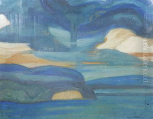 Landskap by Helmer Osslund