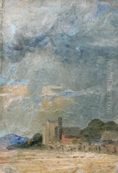 "slottsruin, Frankrike" - view 1
