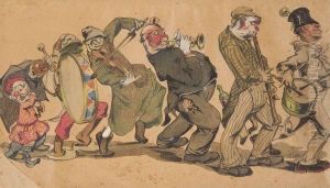Les Musiciens Joyeux by Alfred Ost