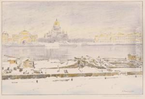 Peterburg by Anna Petrovna Ostroumova-Lebedeva
