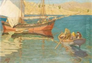 Boats by Nicholaos Othoneos