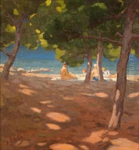At The Beach by Nicholaos Othoneos