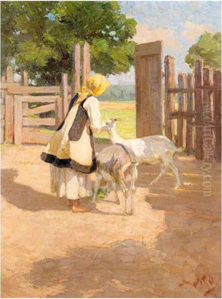 Feeding The Goats - view 1