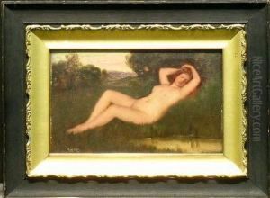 Nude In A Landscape by Ralph Chesley Ott