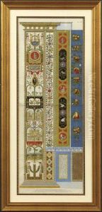 Architectural Panels Of The Raphael's Vatican Loggia by Giovanni Ottaviani