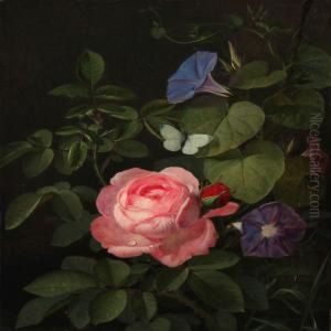 Roses And Bindweed by Otto Didrik Ottesen