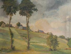 Village En Condroz by Henri Ottevaere