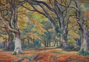 Forest Path In Autumn by Benjamin John Ottewell
