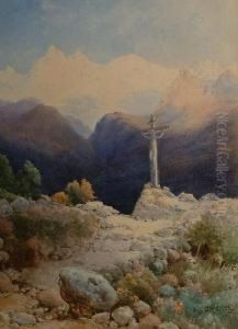 A Shrine On The Mountain Pass.