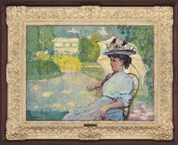 Lady With A Parasol - view 1