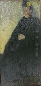 Femme A La Voilette by Henri Ottman
