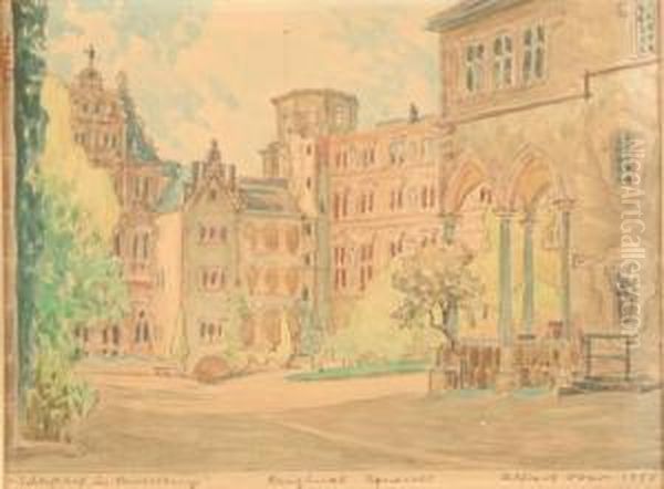 Schloshof In Heidelberg - view 1