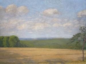 Sommerliche Landschaft In Der Schwalm by Heinrich Otto