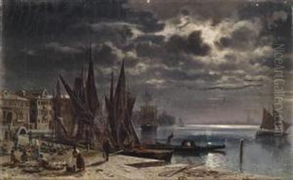 "moonlit Night Invenice" - view 1