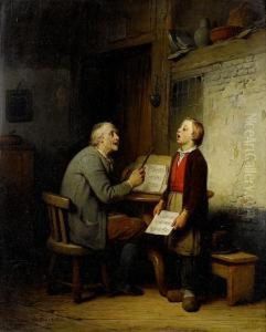 The Music Lesson by Ferdinand de Braekeleer