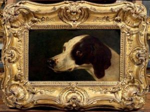 Chien A L'arret by Jacques Charles Oudry